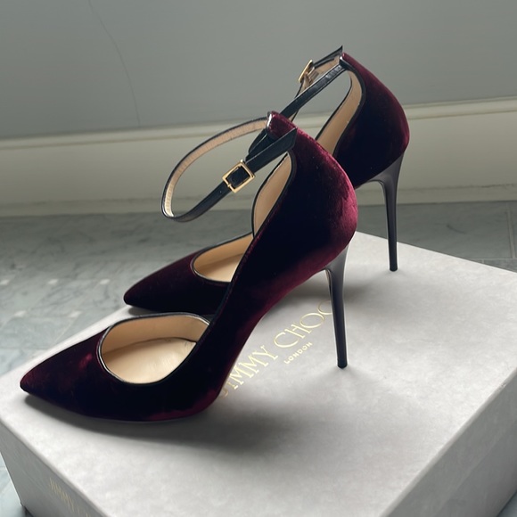 Jimmy Choo heels.  Worn one time only. - Picture 3 of 4